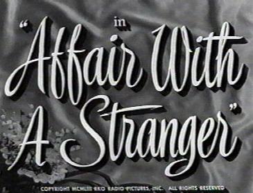 Affair With A Stranger